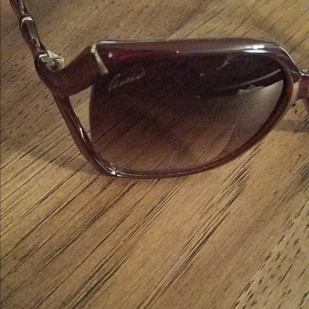 SOLD Bamboo Gucci glasses, brown in color!